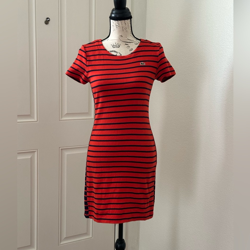Lacoste stripe dress
